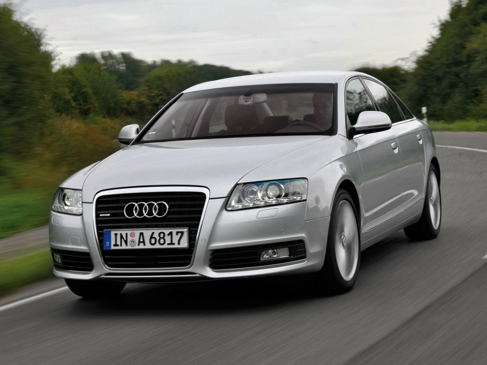 Коврики текстильные "Классик" для Audi S6 (седан / C6) 2008 - 2010, черные, 5шт.