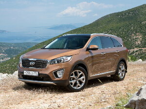 Коврики текстильные для Kia Sorento Prime III (suv  7 мест / UM) 2014 - 2018