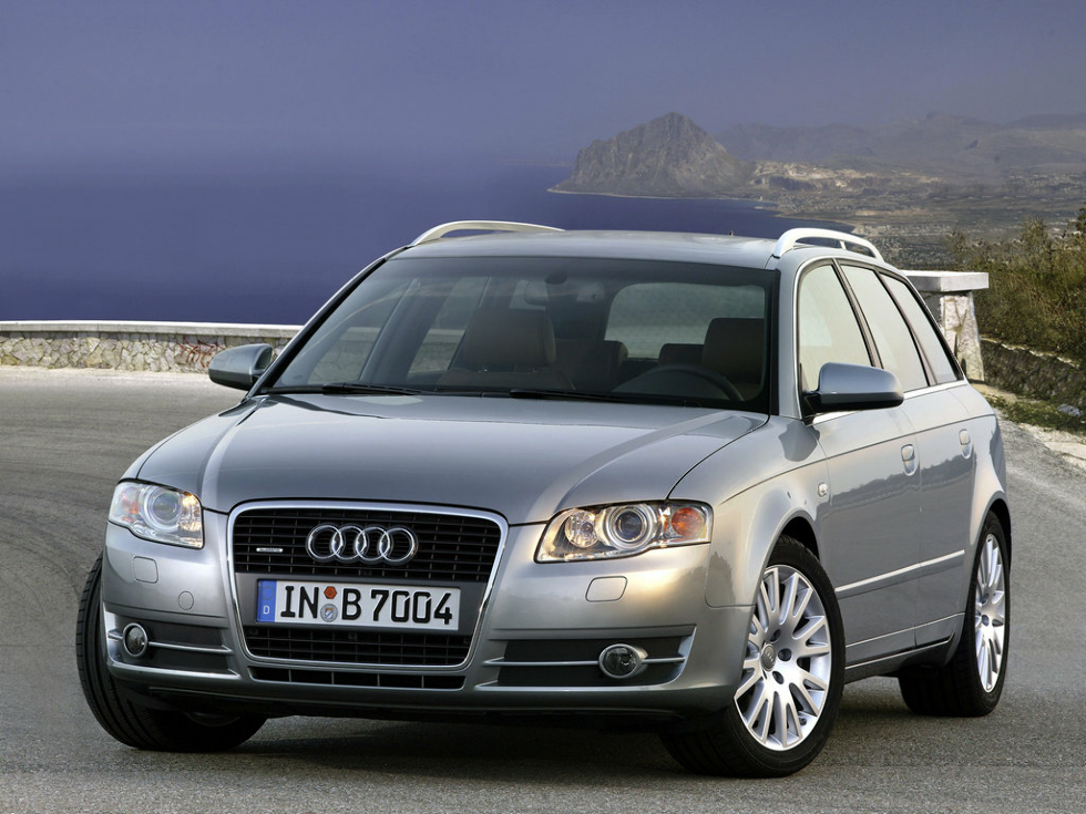 Коврики текстильные "Комфорт" для Audi A4 (универсал / B7) 2004 - 2008, черные, 4шт.